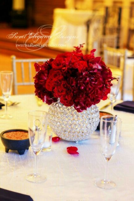 Casamento vermelho - decorações - 4