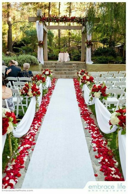 Casamento vermelho - decorações - 5