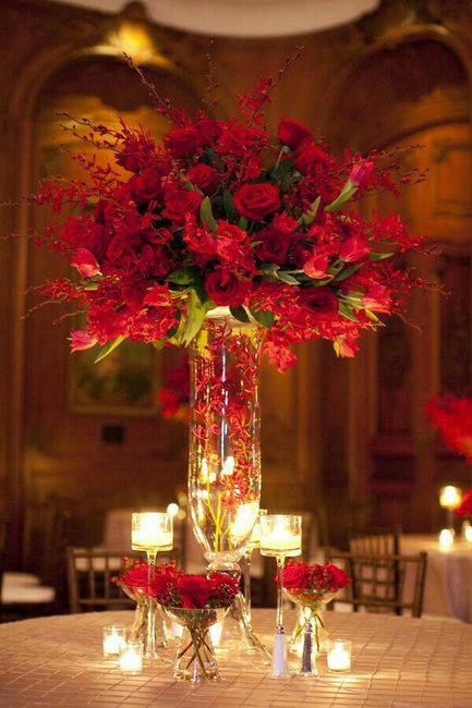 Casamento vermelho - decorações - 8