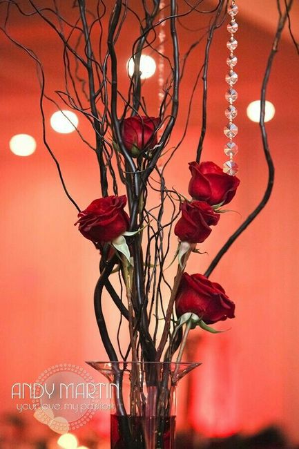 Casamento vermelho - decorações - 9