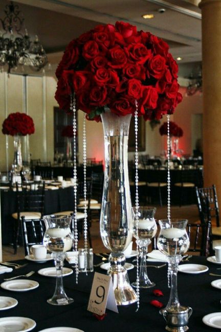 Casamento vermelho - decorações - 10