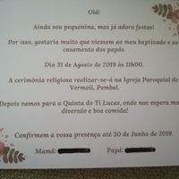 Casamento e batizado/ festa de aniversário - 1