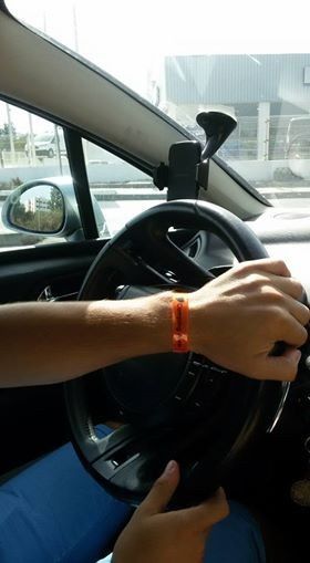 A pulseira do noivo