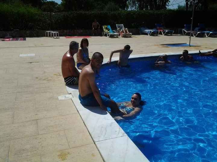 Na piscina do parque