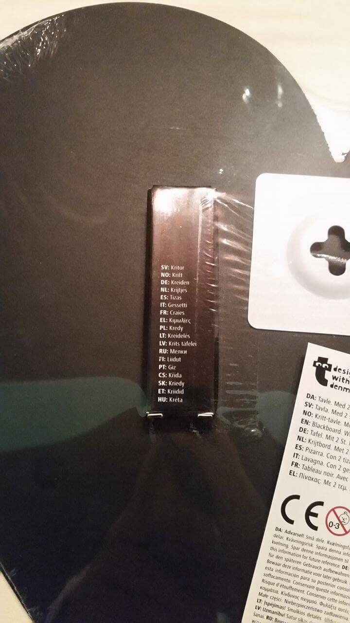 Giz é opção de pendurar 