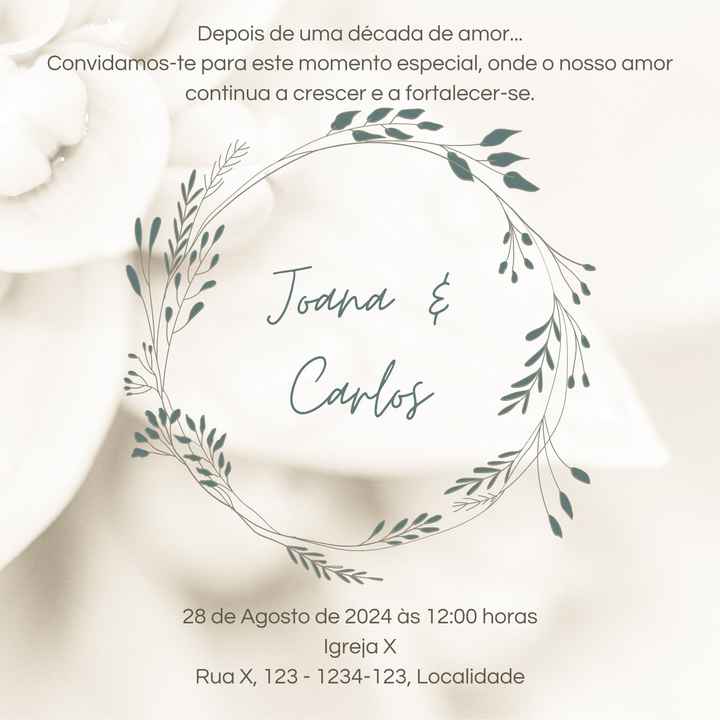 Olá noivinhas . Já sou casada no civil vai fazer 10 anos  e agora vou me casar na igreja!! Preciso d