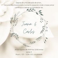 Olá noivinhas . Já sou casada no civil vai fazer 10 anos  e agora vou me casar na igreja!! Preciso d