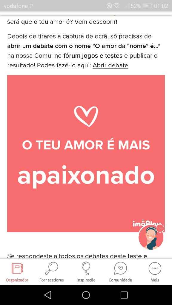 o amor da Filipa é ... - 1