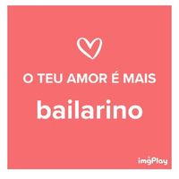 o meu amor é - 1