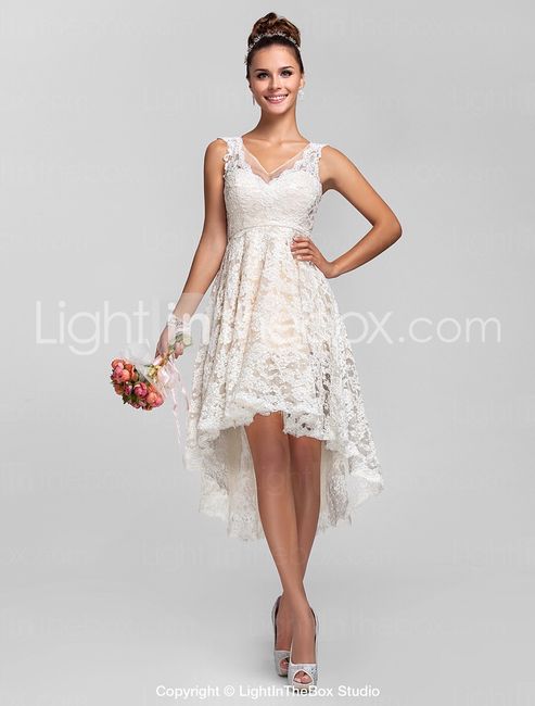 Vestidos curtos - cerimónia civil na praia - 2