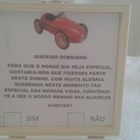 Caixinha de convite especial para o menino das Alianças - 3