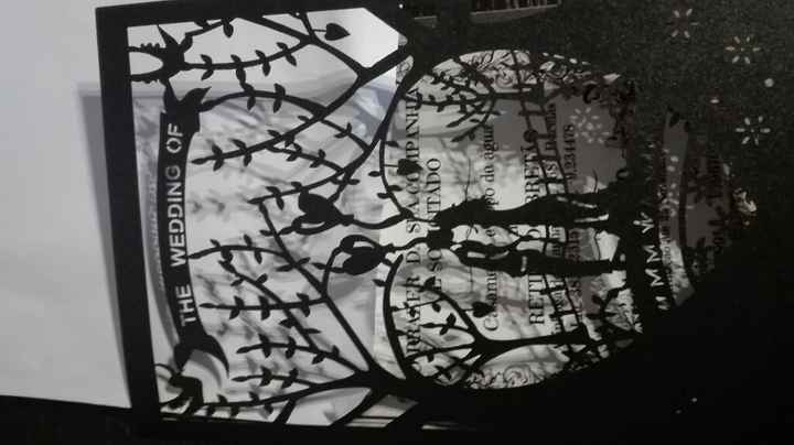 a 118 dias - Finalmente os convites - 1