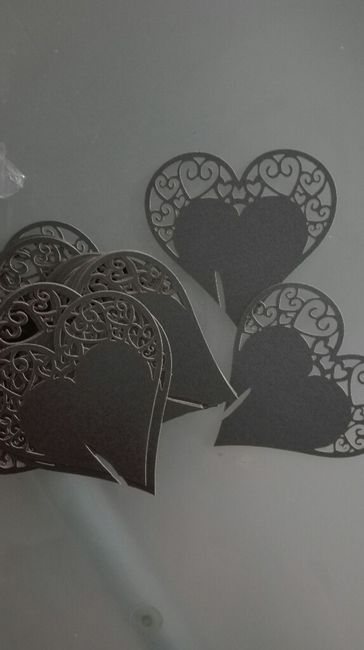 Os corações para os copos - 2