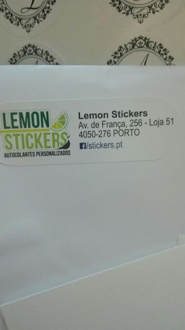 Lemon Stickers - o monograma - 2