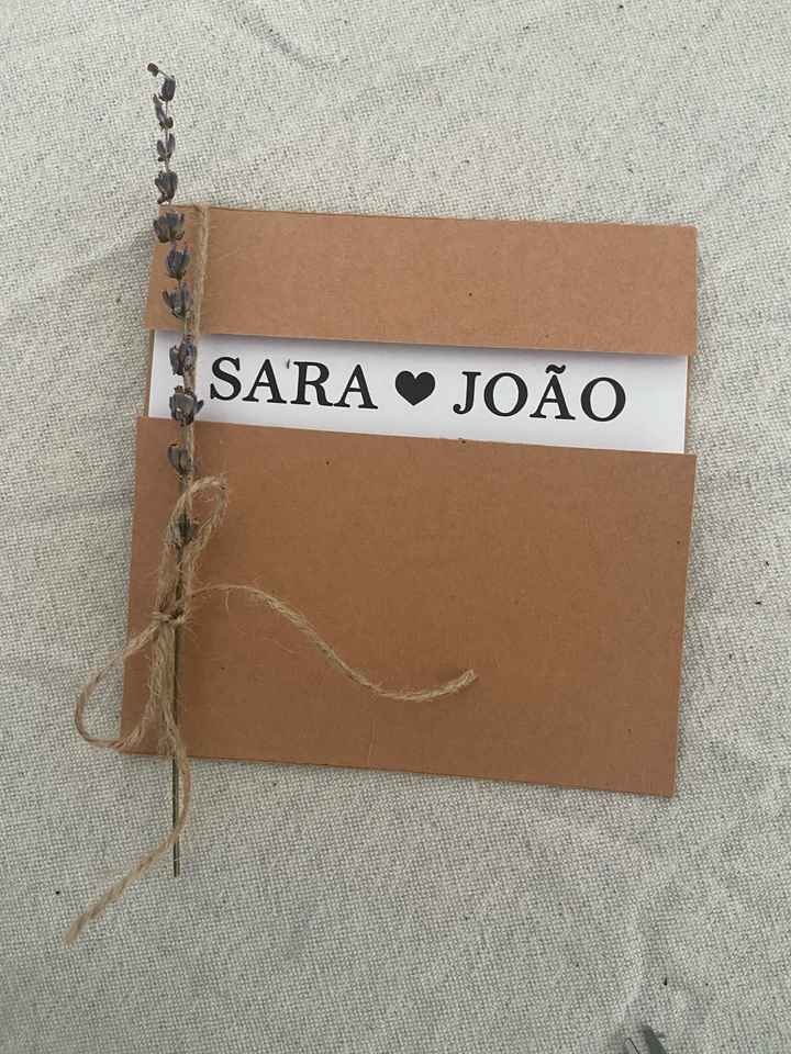 Os nossos convites 😍 - 2