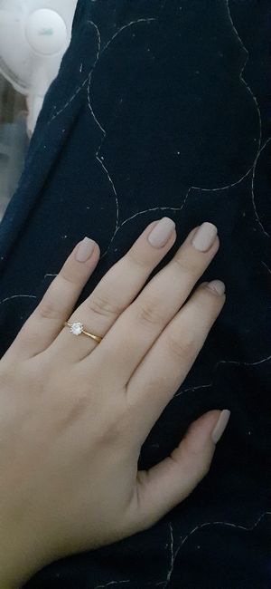 Em que mão tens o anel de noivado neste momento? 1