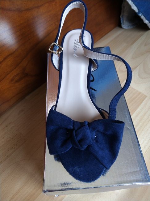 Sapatos de noiva azul 1