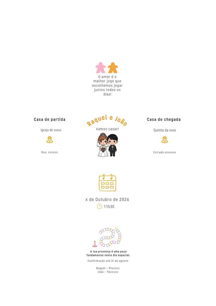 Convites de casamento - 1