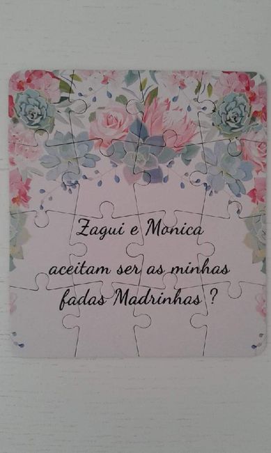 Convite padrinhos de casamento 2