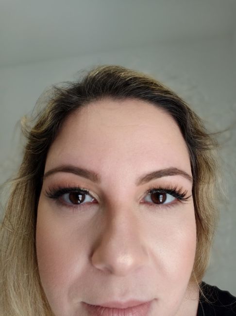 Primeira prova makeup ☺️ 4