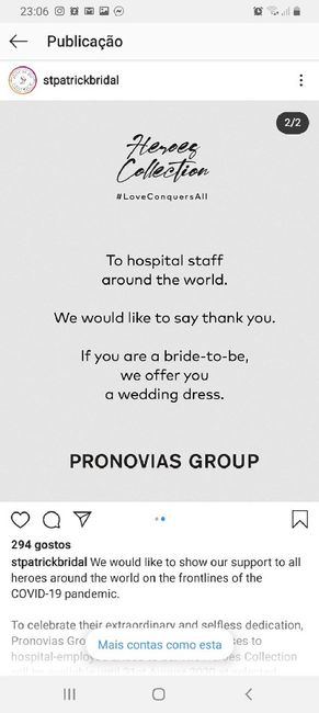 Pronovias - nurses covid brides 💪😉😍 2