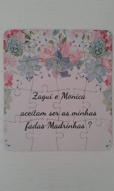 Pedido para ser madrinha 5