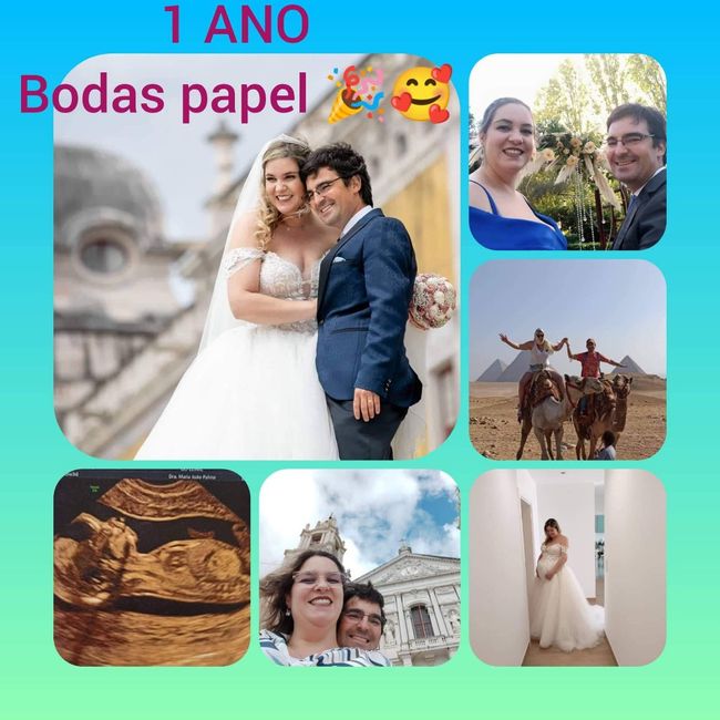 Um aninho!!!! 🎉🥰 Bodas de papel 💕 - 1