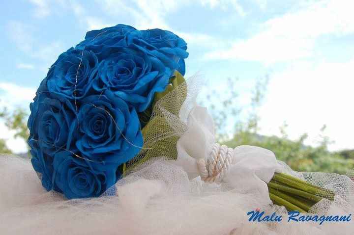 rosas azuis 