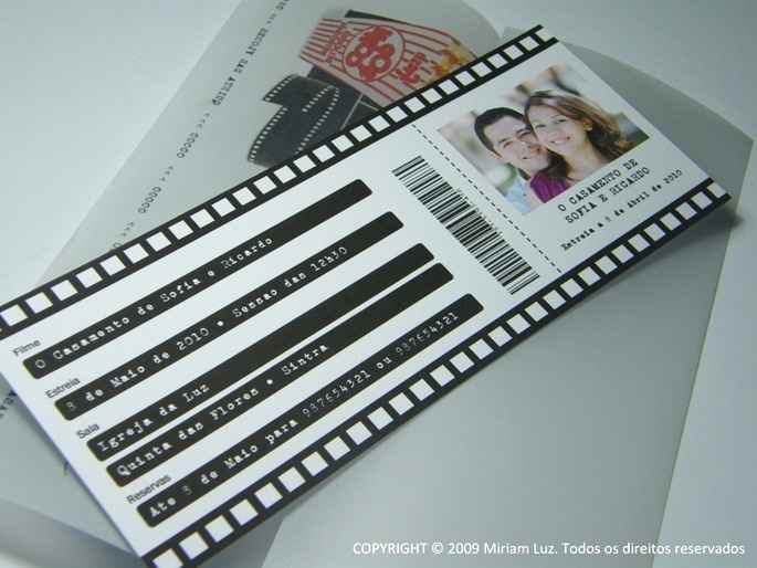 convite cinema 