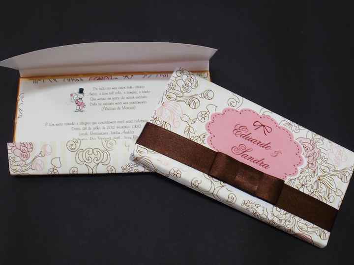 convite tema chocolate 