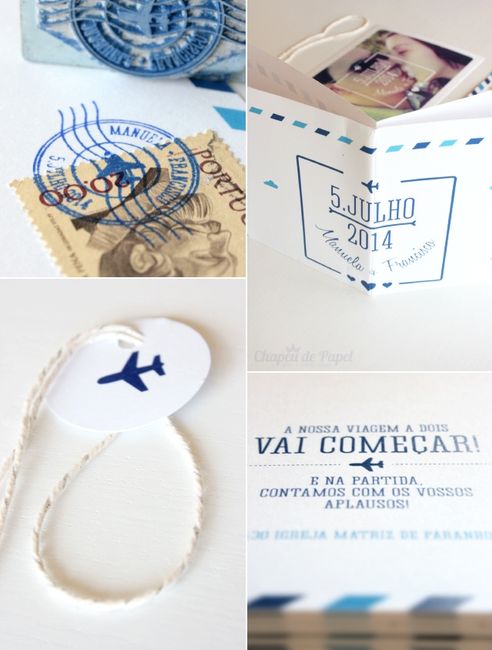 o nosso convite de casamento :)