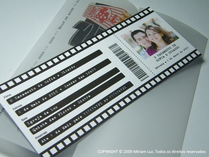 convite cinema 