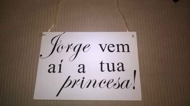 Placa aí vem a noiva - check - 1