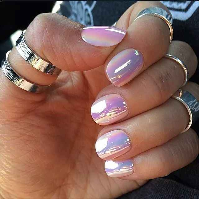 Unhas de noiva simples - 8