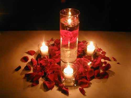 Decoração com velas  - 5