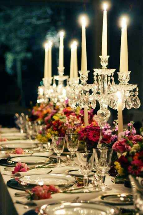 Decoração com velas  - 7