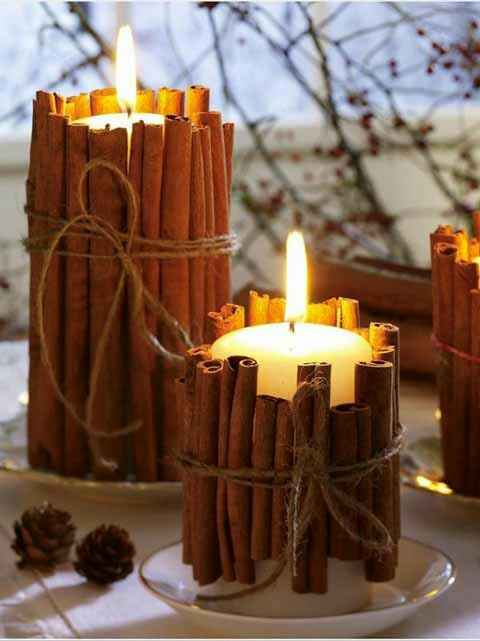 Decoração com velas  - 9