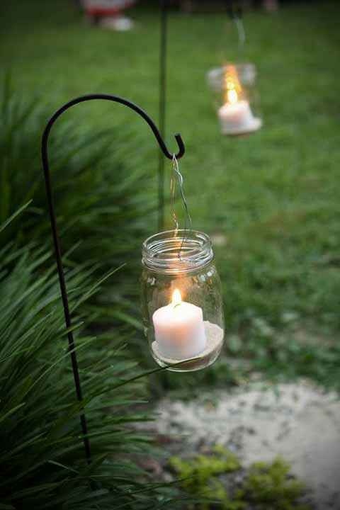 Decoração com velas  - 15