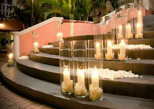 Decoração com velas  - 16