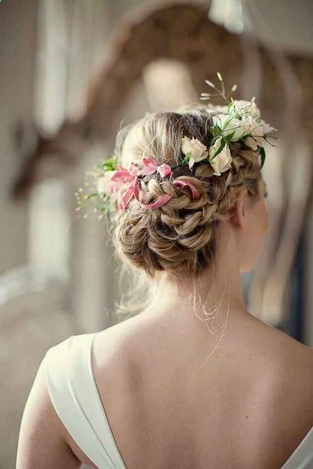 Flores no cabelo - 1
