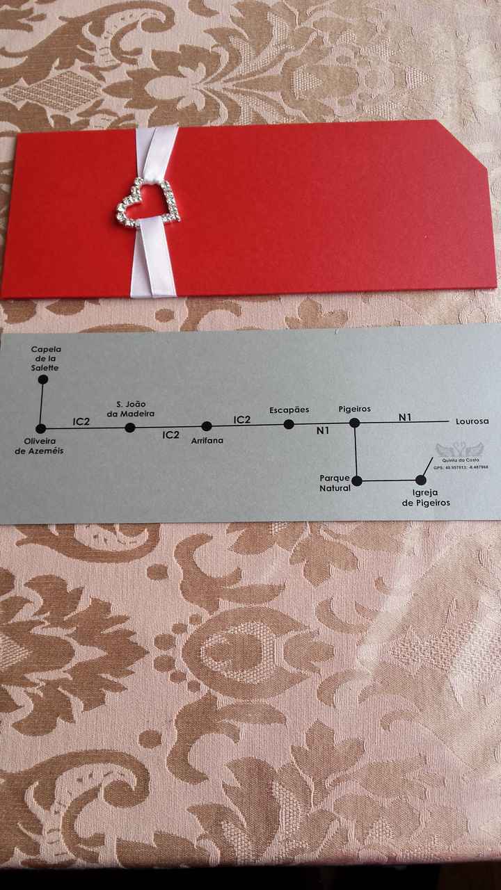 O nosso convite de casamento - 3