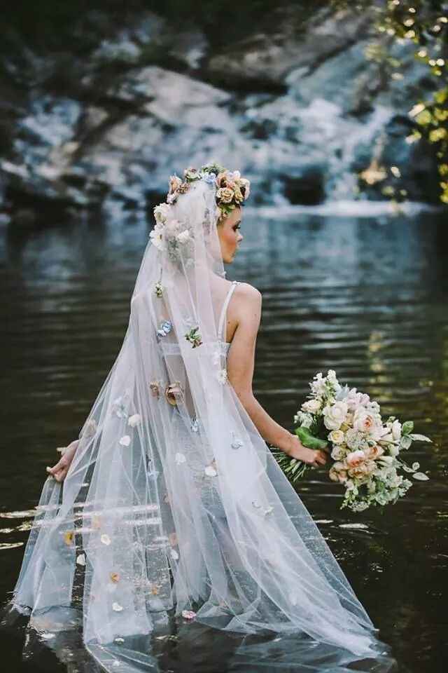 Véu com flores - 1