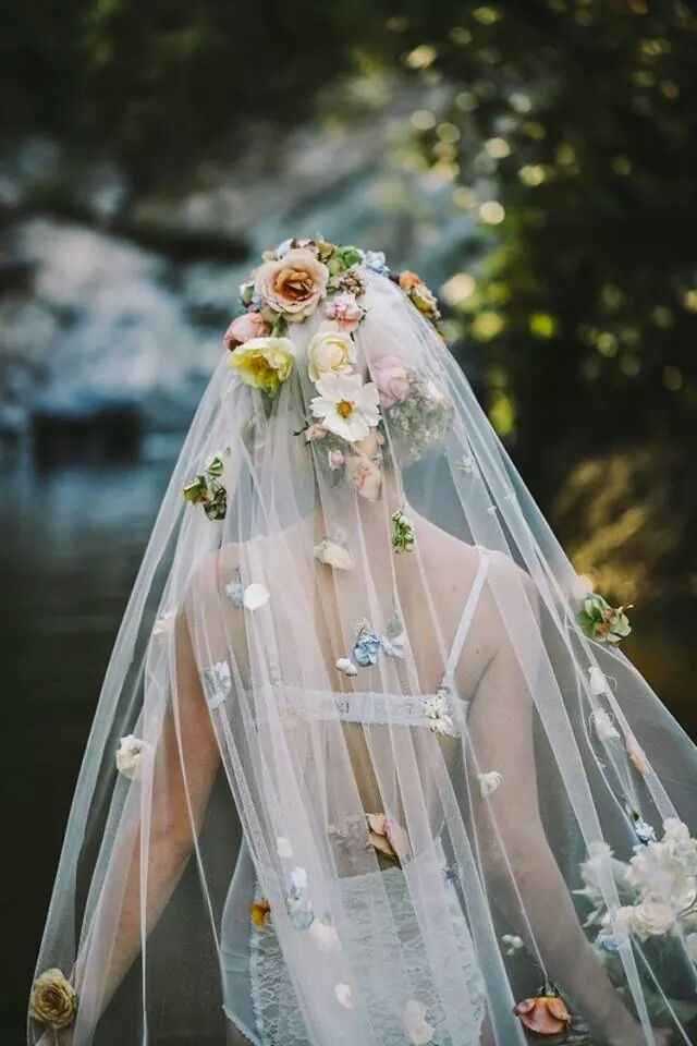 Véu com flores - 2
