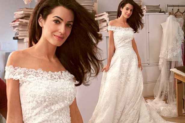 Vestido de noiva de amal - 0