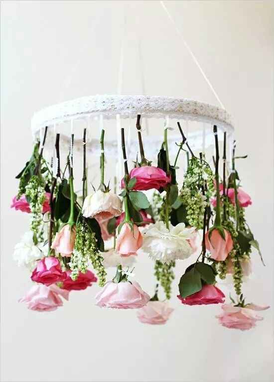 Decoração com rosas - 1