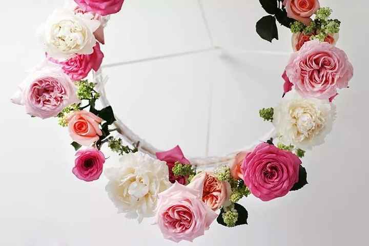Decoração com rosas - 2