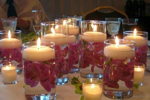 Decoração com velas  - 3