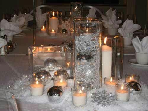 Decoração com velas  - 12
