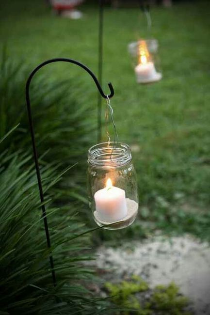 Decoração com velas  - 15