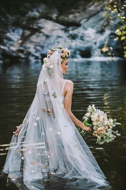 Véu com flores - 1